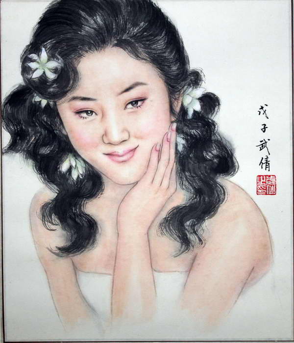 【中国绘画长郎】武倩女画家画美女 尔东先生 尔东先生的博客